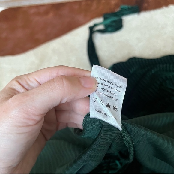 Baltic Born Andi Ribbed Dress Green Bridesmaid Wedding Formal Womens S - Picture 7 of 7